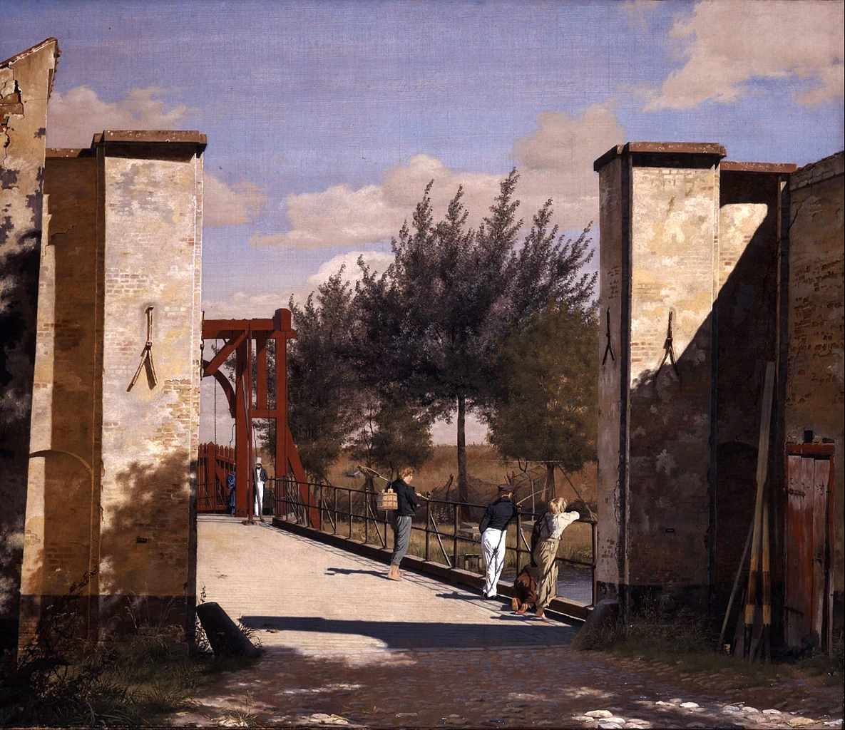Christen Købke - La Porta Nord della Cittadella, Ny Carlsberg Glyptotek , Copenaghen